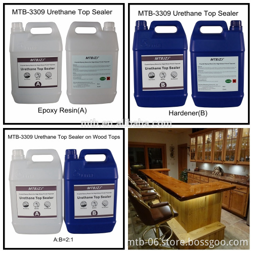 Crystal Clear Waterproof Anti-scratch Bartop Epoxy Resin Coating